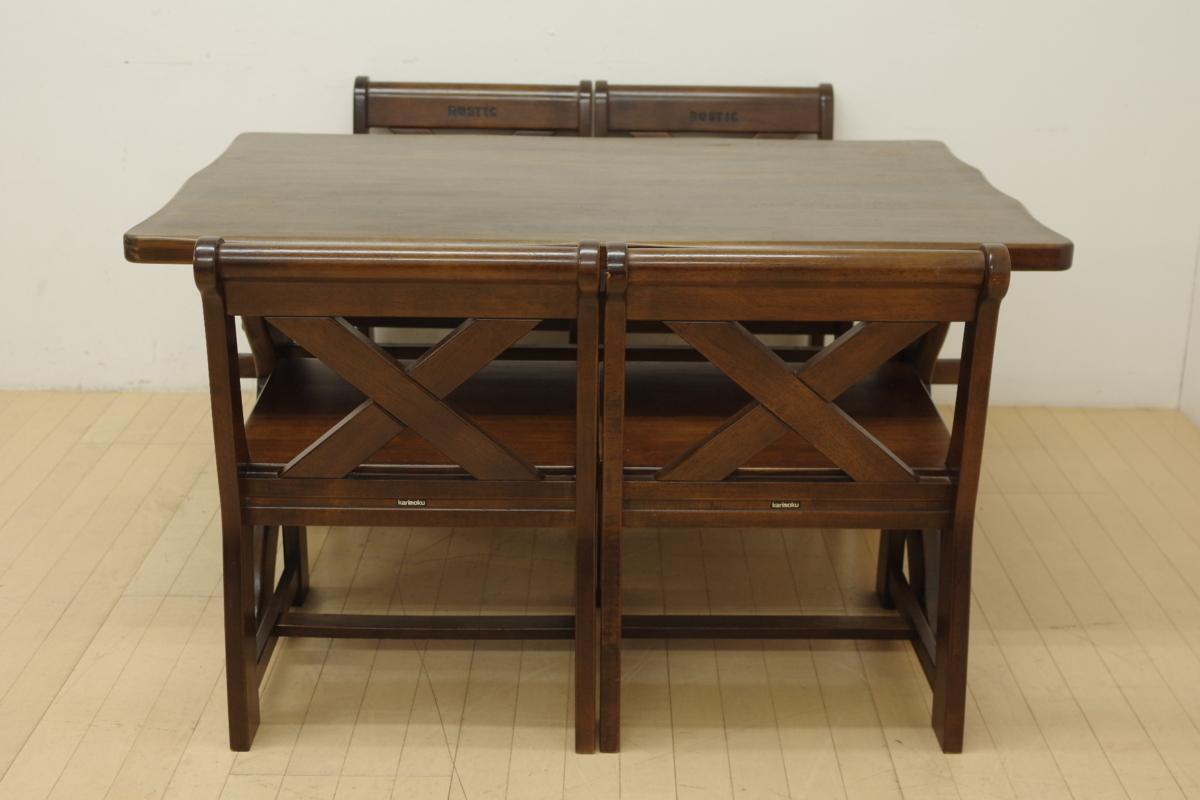 karimoku/カリモク RUSTIC/ルスティック ダイニング5点セット テーブル 