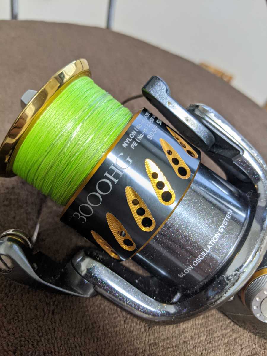シマノ 07ステラ 3000HG 中古品 シマノ 07ステラ スピニングリール