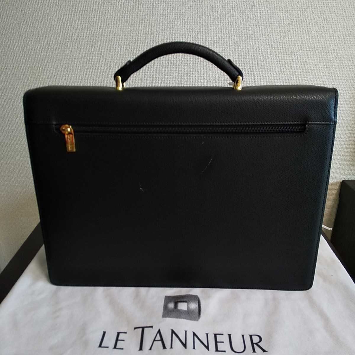 LE TANNEUR 2wayブリーフケース 鍵付 黒 2026年最新】Le Tanneur 付属