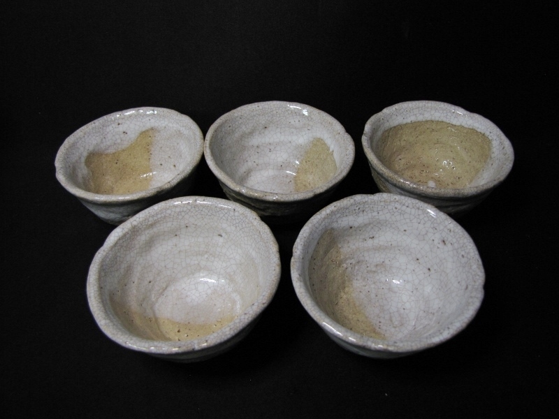 人間国宝 十代 三輪休雪 萩焼 煎茶器揃い 番茶器 急須茶碗 茶器 手 