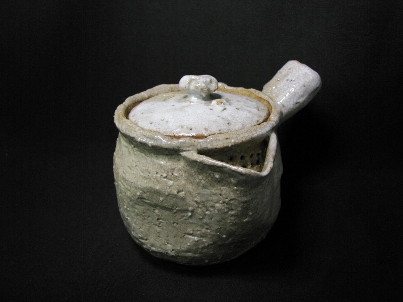 人間国宝 十代 三輪休雪 萩焼 煎茶器揃い 番茶器 急須茶碗 茶器 手 