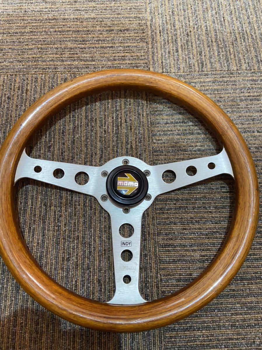 MOMO INDY ウッドステアリング SUPER モモ MOMO 旧車 インディー 付属