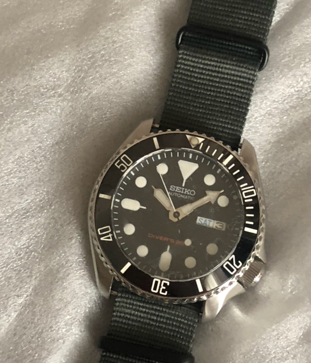SEIKO SKX007 ブラックボーイ - セイコー Seiko Black skx007 Watch