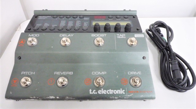 ZJ3168【通電OK！】★TC ELECTRONIC NOVA SYSTEM ギター用　マルチエフェクター　5706622008862