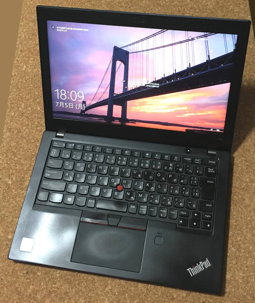X280 ThinkPad Lenovo i7-8550U Core ⁄ 高速16G NVMe256GB SSD256GB