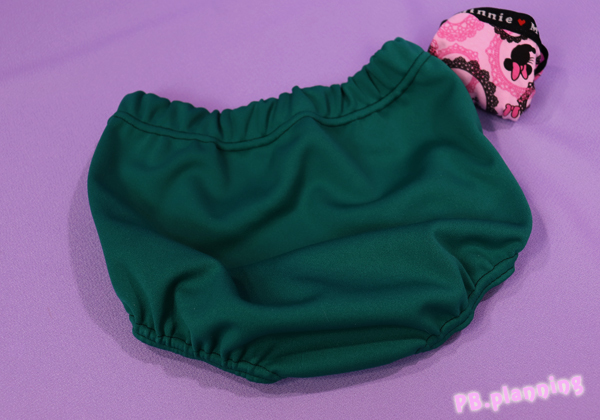 体操服ジャージ/陸上/部活/ゲームパンツ/スポーツインナー付【M】緑_3