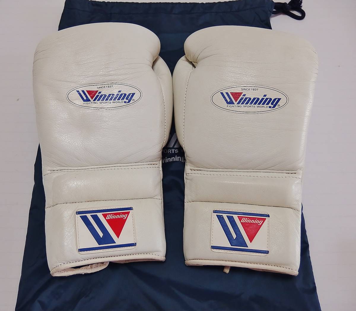 ★Winning ウイニング ボクシンググローブ 白 14オンス MS-500★