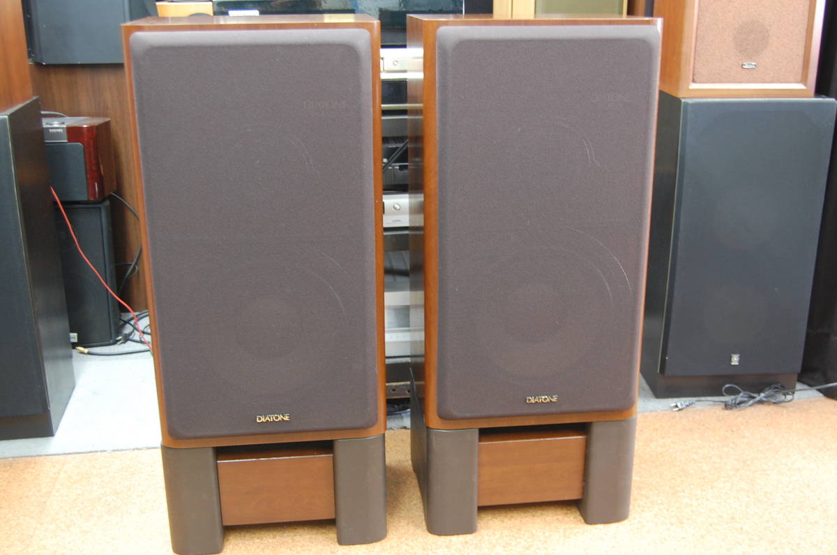 動作品】DIATONE DS-800ZX ペア 専用置き台DK-800ZX付属 美品 DIATONE