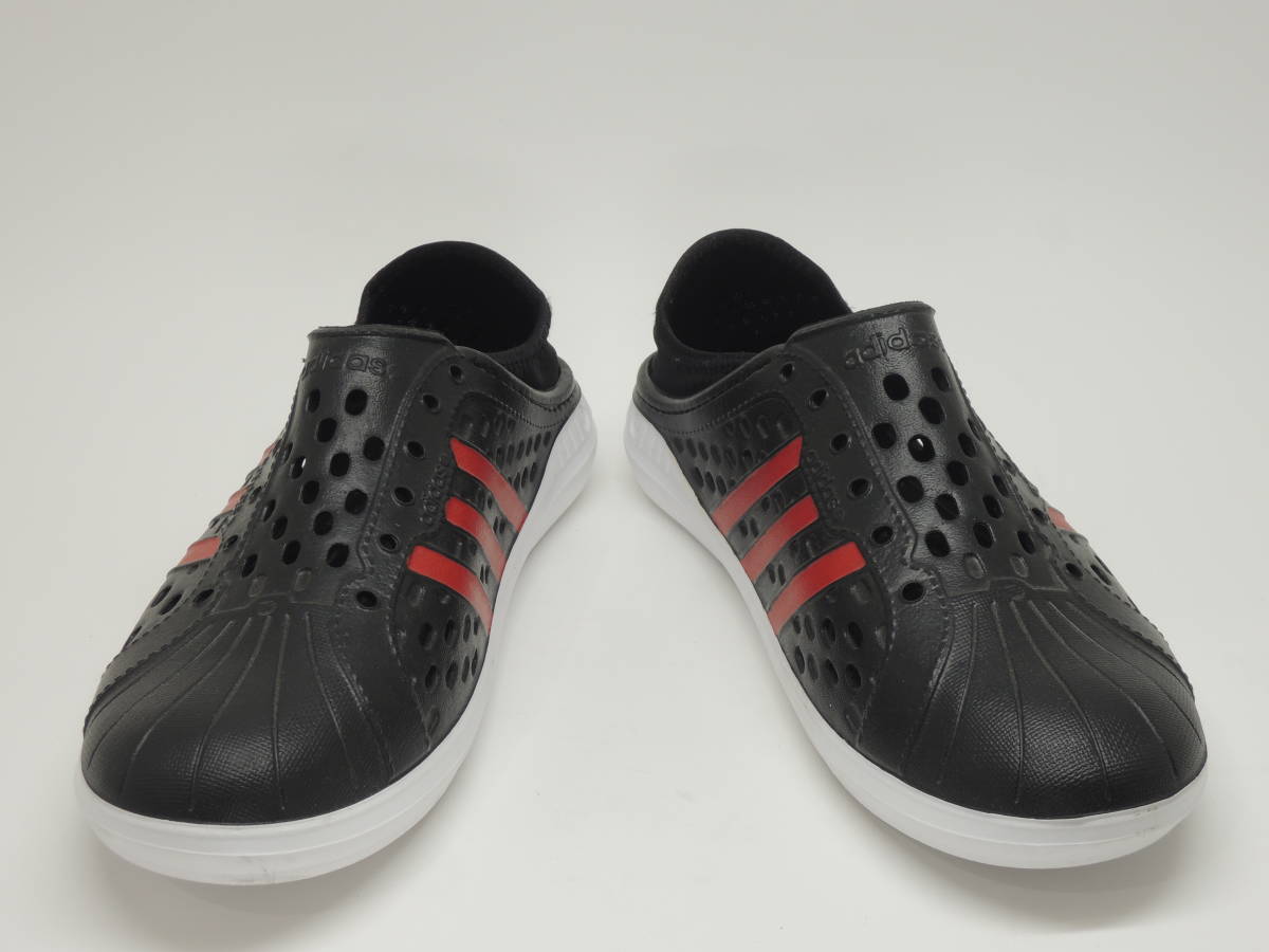 Yahoo!オークション - 即決 レア adidas COURT ADAPT 黒 赤 26.5 