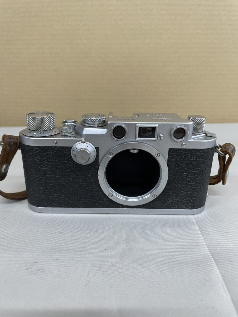 Leica Ⅲf バルナックライカ セルフタイマー 革ケース付き ライカ LEICA 3F ⅢF ボディ 革ケース付 シャッター動作音確認済み