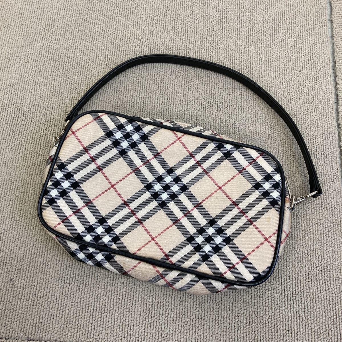 BURBERRY ノバチェック BLUE LABEL ハンドバッグ バーバリー ブルー 