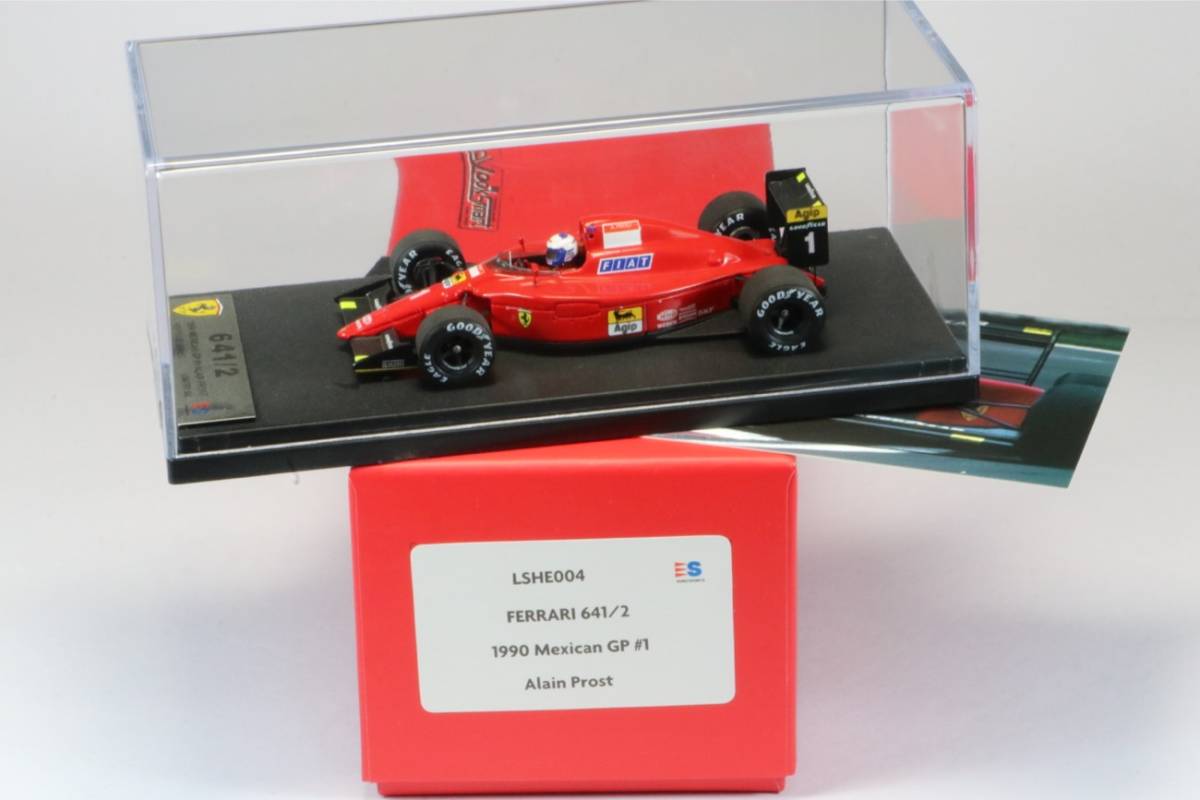 大得価，新品 LSHE004 ルックスマート 1/43 フェラーリ 641/2 メキシコGP A.プロスト 1990 ユーロスポーツ特注 bbr(BBR)｜売買されたオークション情報、yahooの商品情報をアーカイブ公開 - オークファン BBR