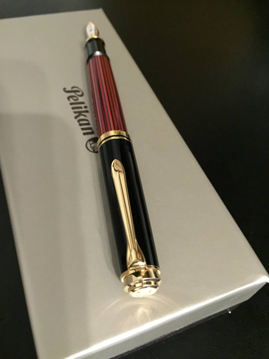 ペリカン 万年筆 スーベレーン M600 Mボルドー（中字） - ギフト化粧