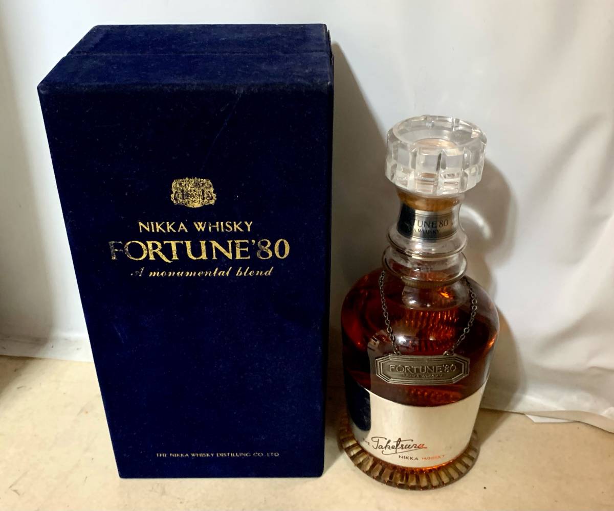 ag735 未開栓 ニッカ ウイスキー FORTUNE'80 フォーチュン80 760ml 箱
