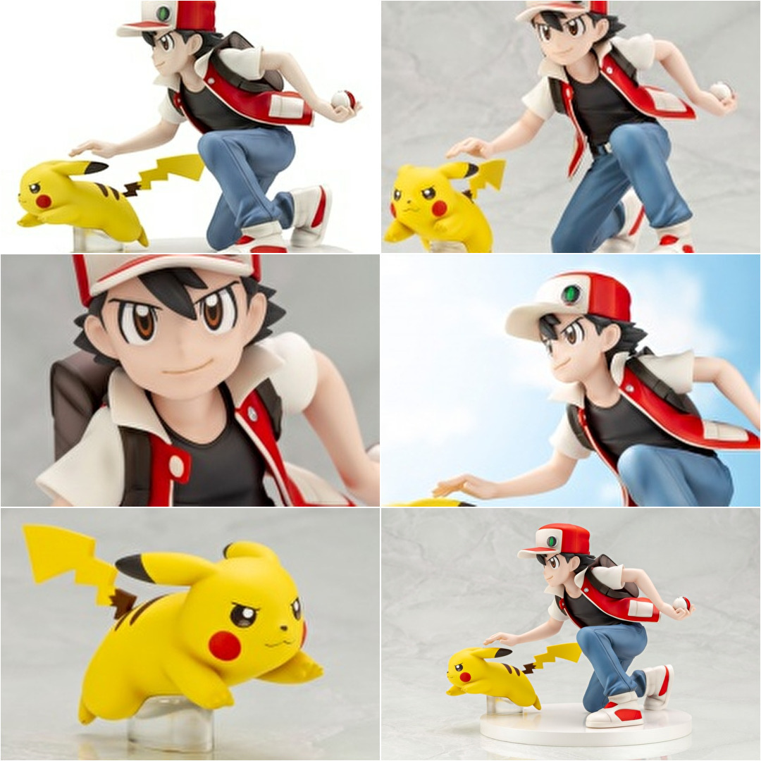 1/8スケールのコトブキヤ製「レッド&ピカチュウ」フィギュア ポケモンセンターオンライン
