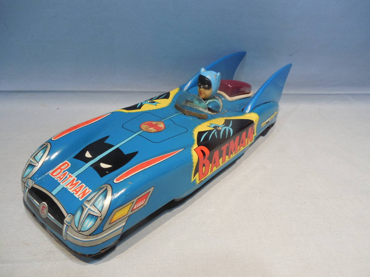 バットマン　ブリキのおもちゃ　バットモービル　バットマンカー　アオシン製 バットマン 日本製 - Yahoo!オークション ブリキ アオシン製