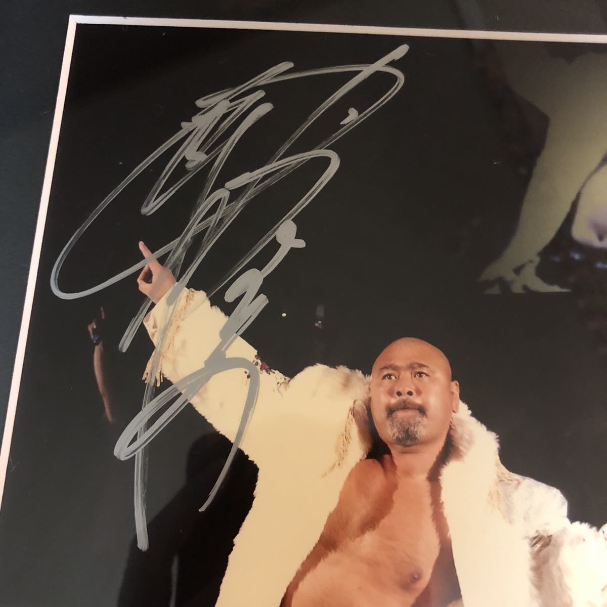激レア プロレス 武藤敬司 小島聡 直筆サイン写真フレームセット 額