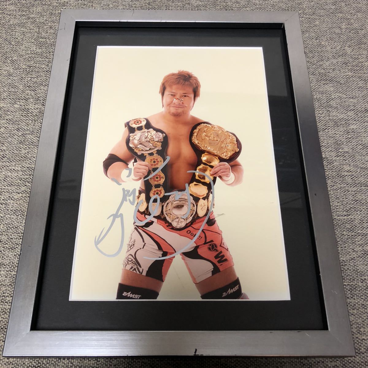 ☆未使用☆武藤敬司 1995 G1クライマックス優勝記念 直筆サイン