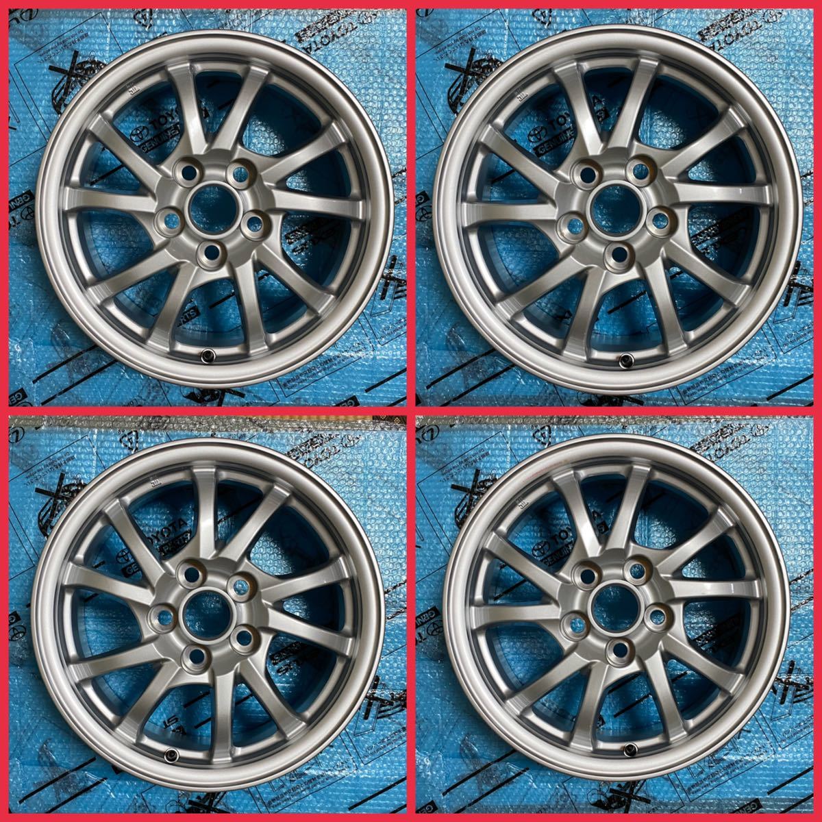 新車外し プリウスa トヨタ純正 16インチ アルミホイール 4本セット 6 5j インセット 39 Pcd 114 3 5穴 ハブ径60 純正品 売買されたオークション情報 Yahooの商品情報をアーカイブ公開 オークファン Aucfan Com