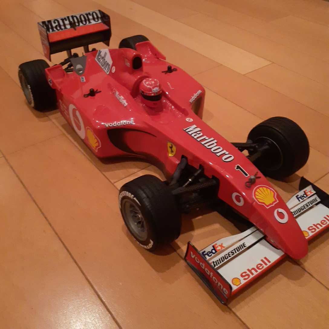 タミヤ F201 カーボンシャーシ フェラーリボディ 製作途中ボディ付き