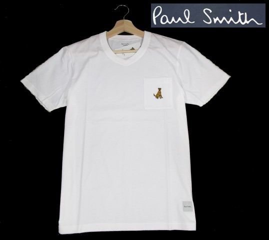 ◇Y206 新品 ポールスミス Paul Smith Vネック 半袖Tシャツ【L