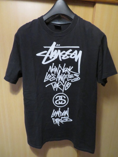 STUSSY　ステューシー　ワールドツアーT　Mサイズ