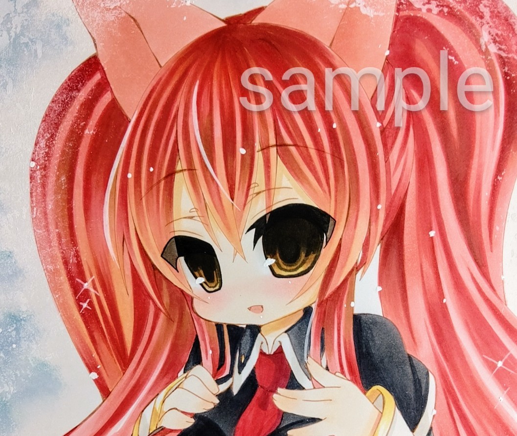 同人手描きイラスト アロエ+グリムアロエ 「成長アロエ」/クイズマジックアカデミー マジアカ QMA