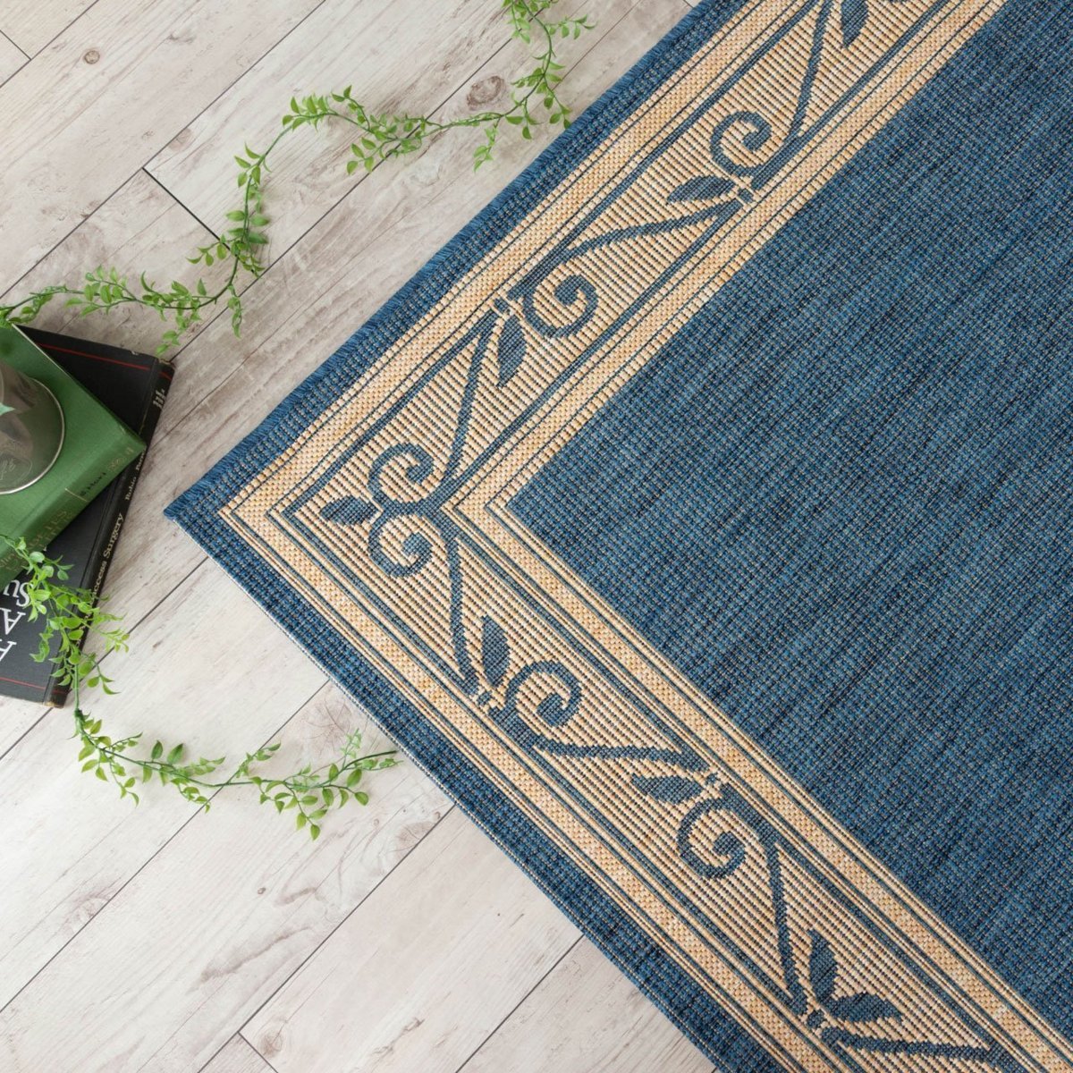 ペルシャ絨毯 147×102cm ナイン産 ウール ⁄ シルク メダリオン