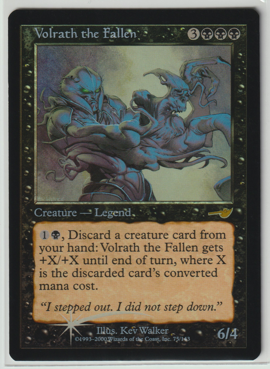 Magic:The Gathering/NEM 堕ちたる者、ヴォルラス/日1 FOIL Volrath