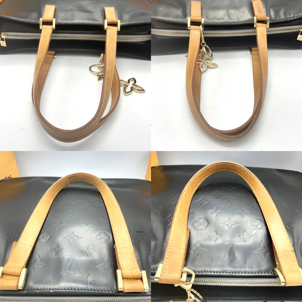 ルイヴィトン コロンバス LOUIS VUITTON トートバッグ バッグ ヴェルニ