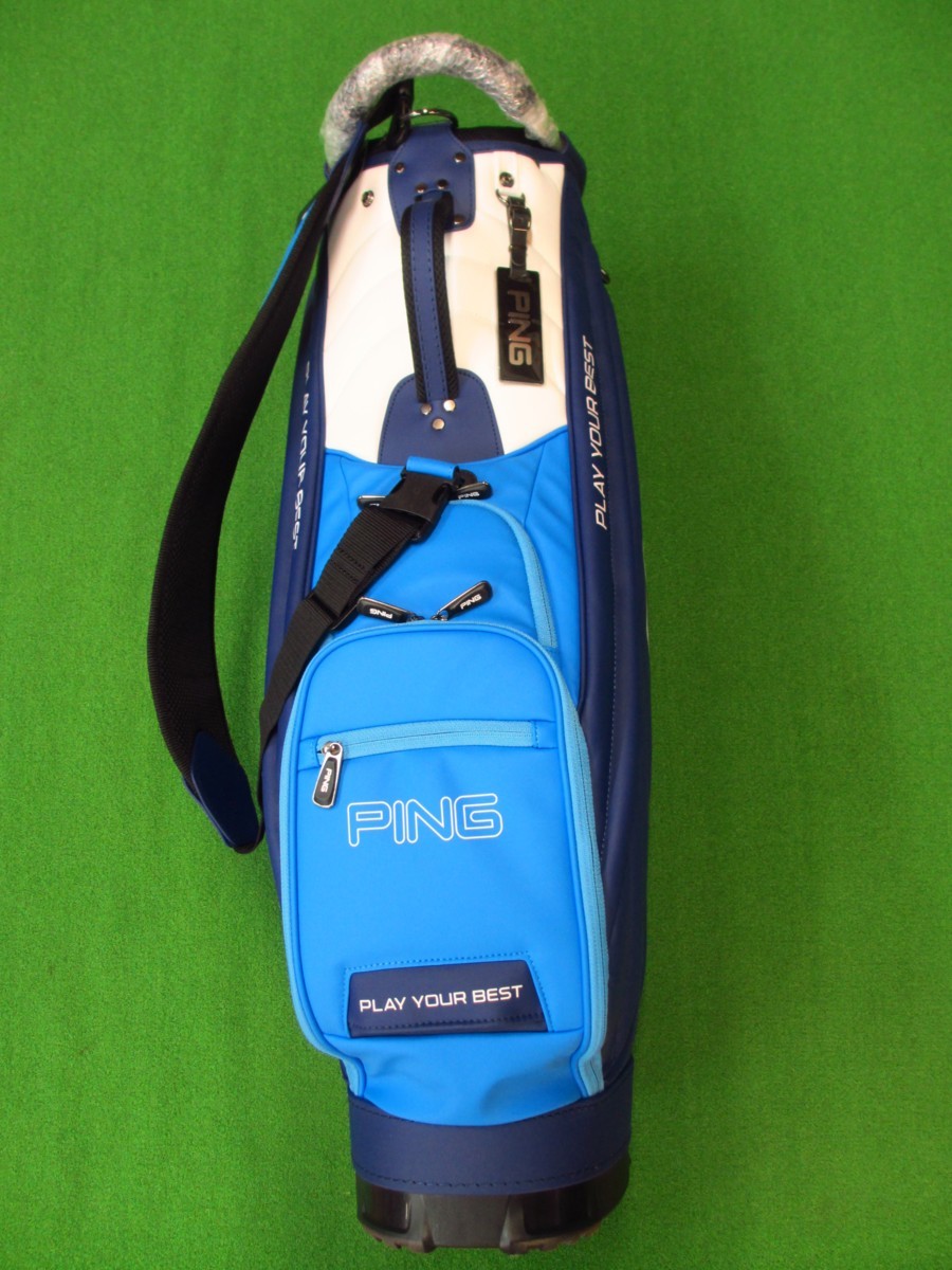 美品☆PING ピン キャディバッグ CB-P191（カラー：ブルー） PING ピン キャディバッグ CB－P191 (Blue) ping ピン