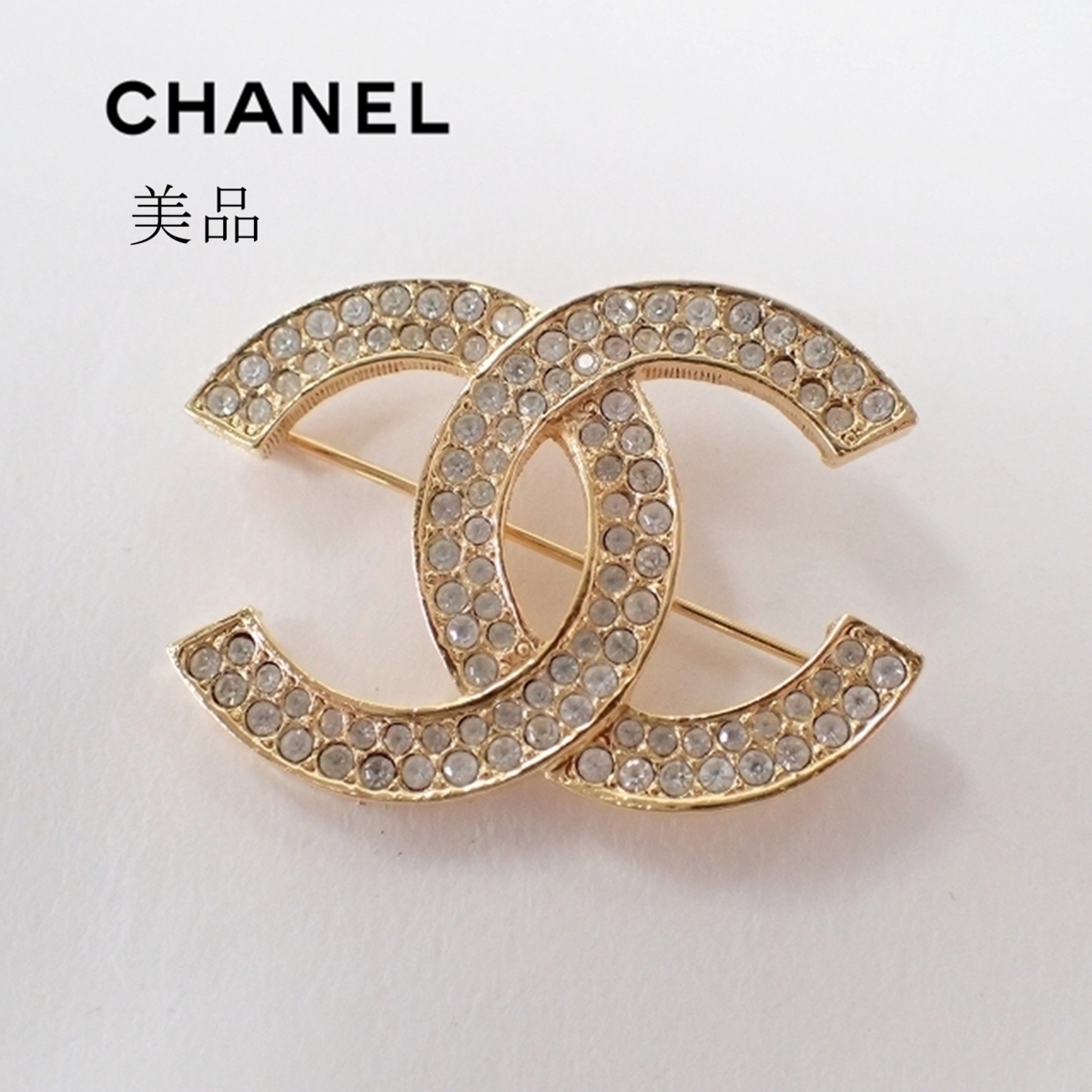 ココマーク シャネル CHANEL ブローチ ゴールド ヴィンテージ 金 ピン