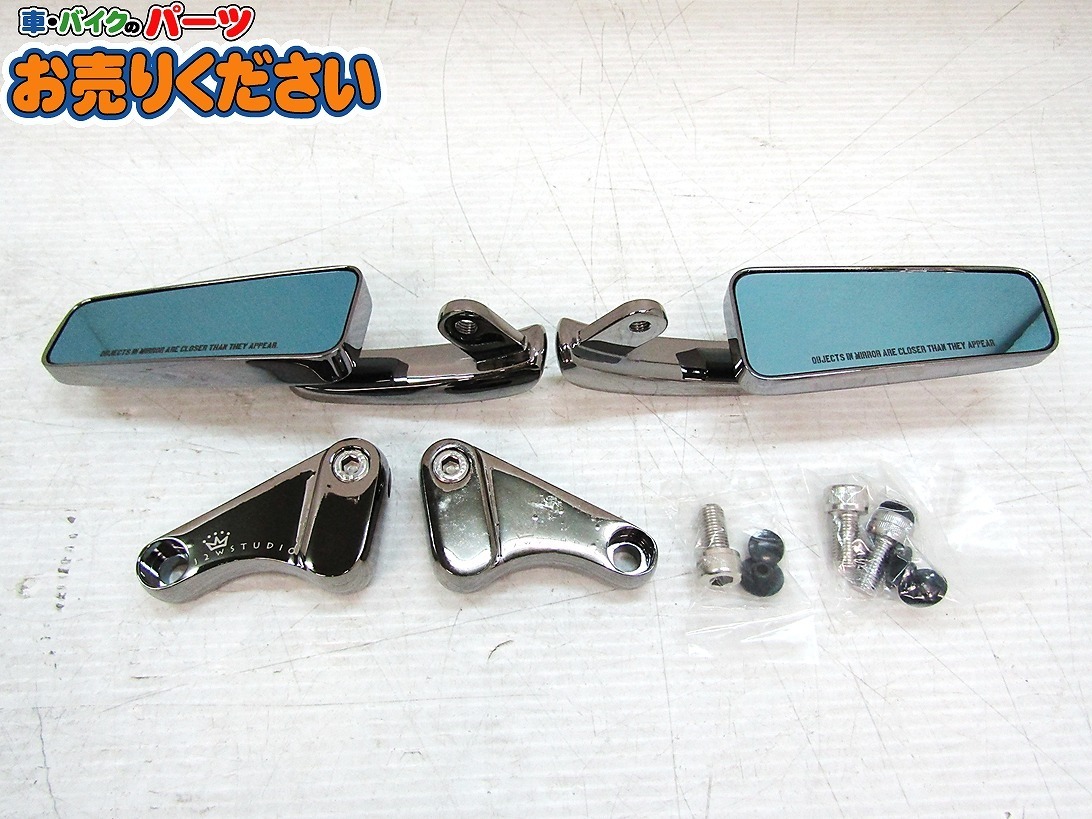 ①希少!! カムストック ★ M10 ステルスミラー 旧ロゴ 王冠 クラウンマーク メタル 左右セット マジェ スカブ マグザム フュージョン 等