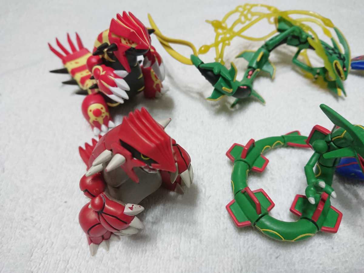 ポケモン フィギュア モンコレ レックウザ メガレックウザ グラードン