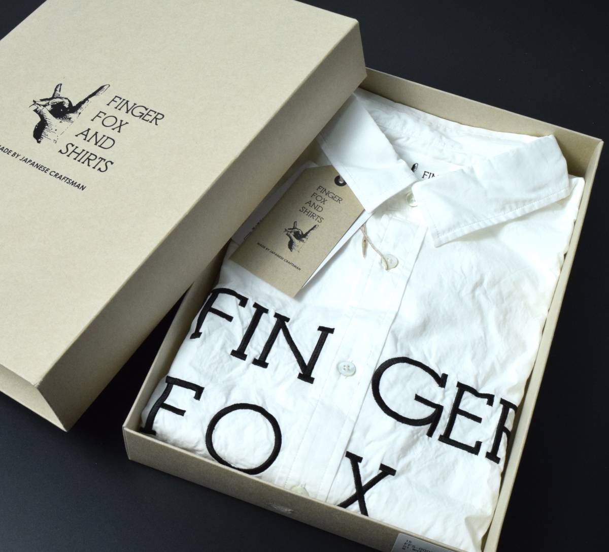 新品 FINGER FOX AND SHIRTS フィンガーフォックスアンドシャツ 