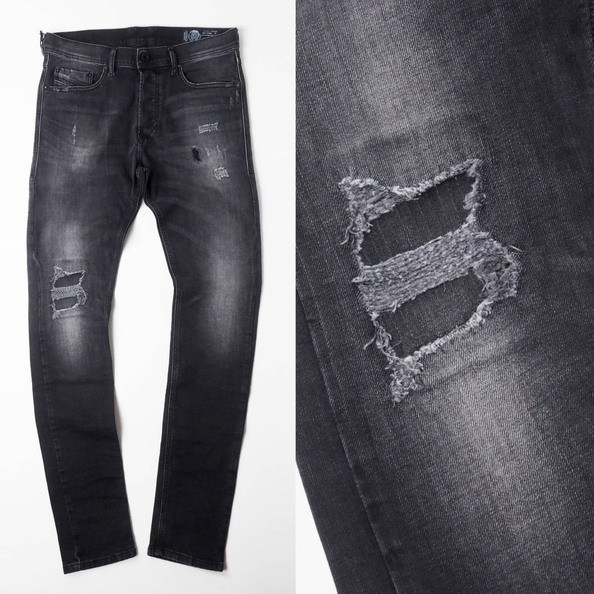 DIESEL スキニーデニム W31 L32 DIESEL (ディーゼル) ストレッチ 