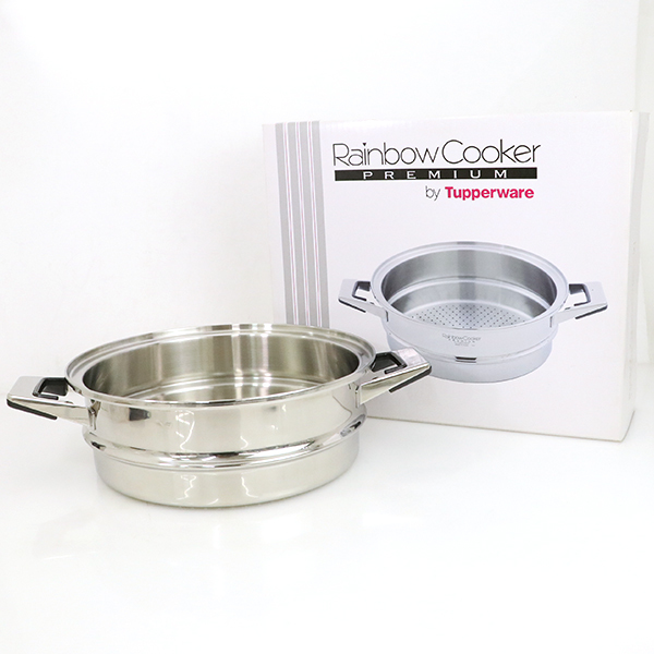 未使用品】タッパーウェア Tupperware レインボークッカー 26cm用