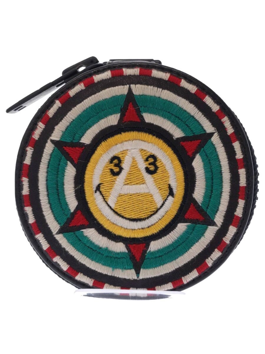  Blackmeans &times;VERDY/第2弾/コインケース/レザー/ブラック/総柄(小銭入れ、コインケース)｜売買されたオークション情報、yahooの商品情報をアーカイブ公開 - オークファン 小銭入れ、コインケース