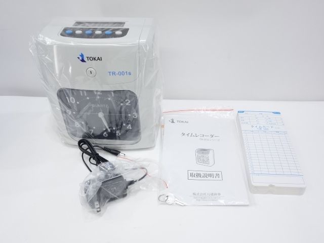 106/ 【未使用】TOKAI タイムレコーダー TR-001s (対応タイムカード：C