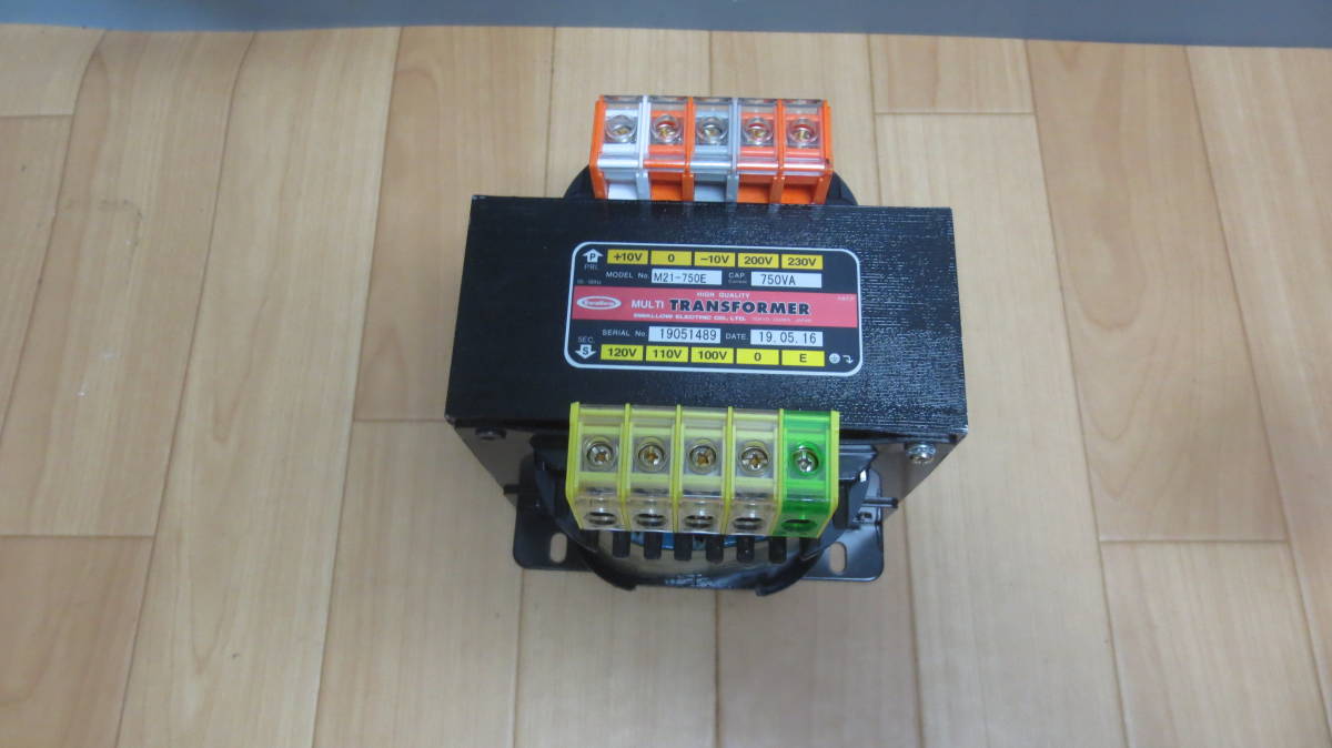 〇 M21シリーズ マルチトランス M21-750E 〇 | マルチトランス スワロー電機 単相複巻 降圧電源トランス 240&frasl;220&frasl;200Vから120&frasl;110&frasl;100V