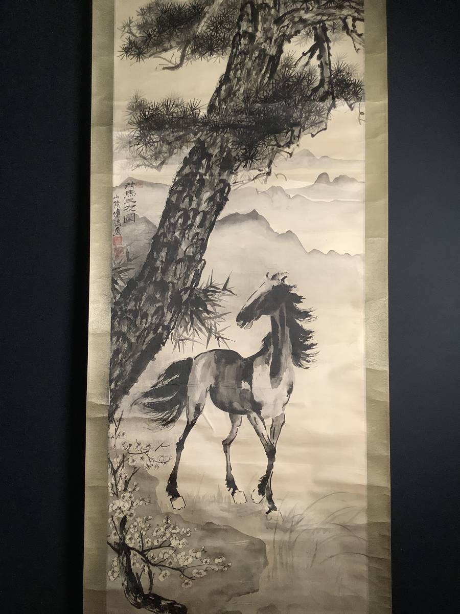 中国 肉筆 - : 古画コレクション③(模写) 苧 紙本 時代物 唐画 唐物 |