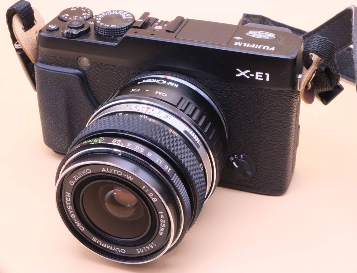 X-E1 Olympus Fujifilm Fuji OM Comparison OM-D Lens to vs. System