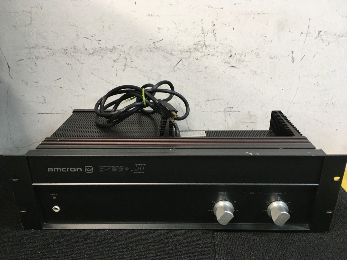 ♪AMCRON/CROWN D-150A SERIES II アムクロン/クラウン パワーアンプ