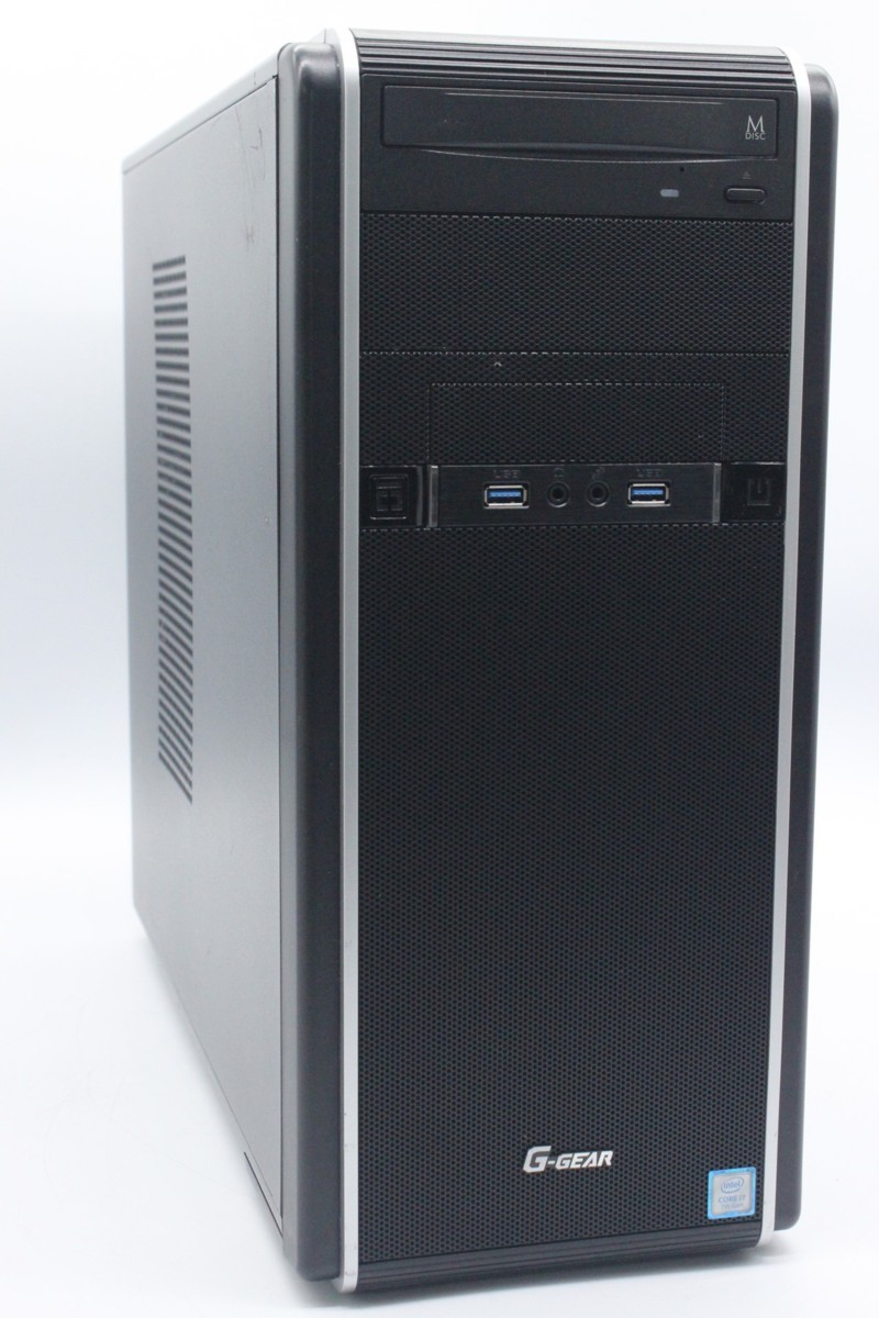 【残り1台！・高性能】G-GEAR / GA7J-E91T/CP2 / corei7-7700@3.60GHz / メモリ：16G / SSD：250G[OS] HDD：2TB / Windows10 Home