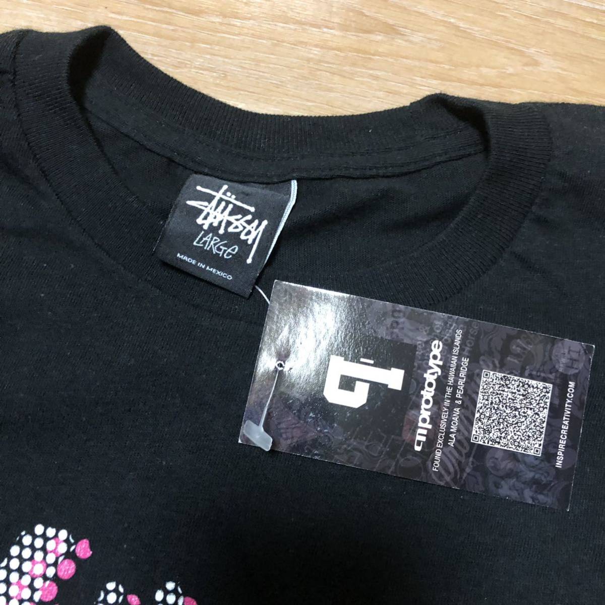 未使用 STUSSY WORLD TOUR HALFTONE Tシャツ L World Tour Stussy Shipping Free NOWRE现客