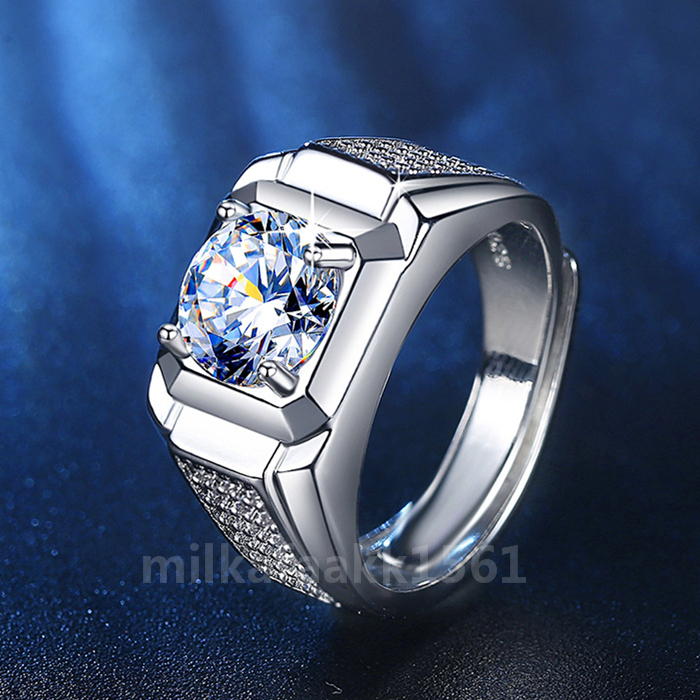 憧れな最高級 珍品 5ct ダイヤモンド 指輪 メンズ リング 男性用 アクセサリー ギフト 婚約 結婚式 豪華 絢爛 高級感 サイズ調節可 指輪 売買されたオークション情報 Yahooの商品情報をアーカイブ公開 オークファン Aucfan Com