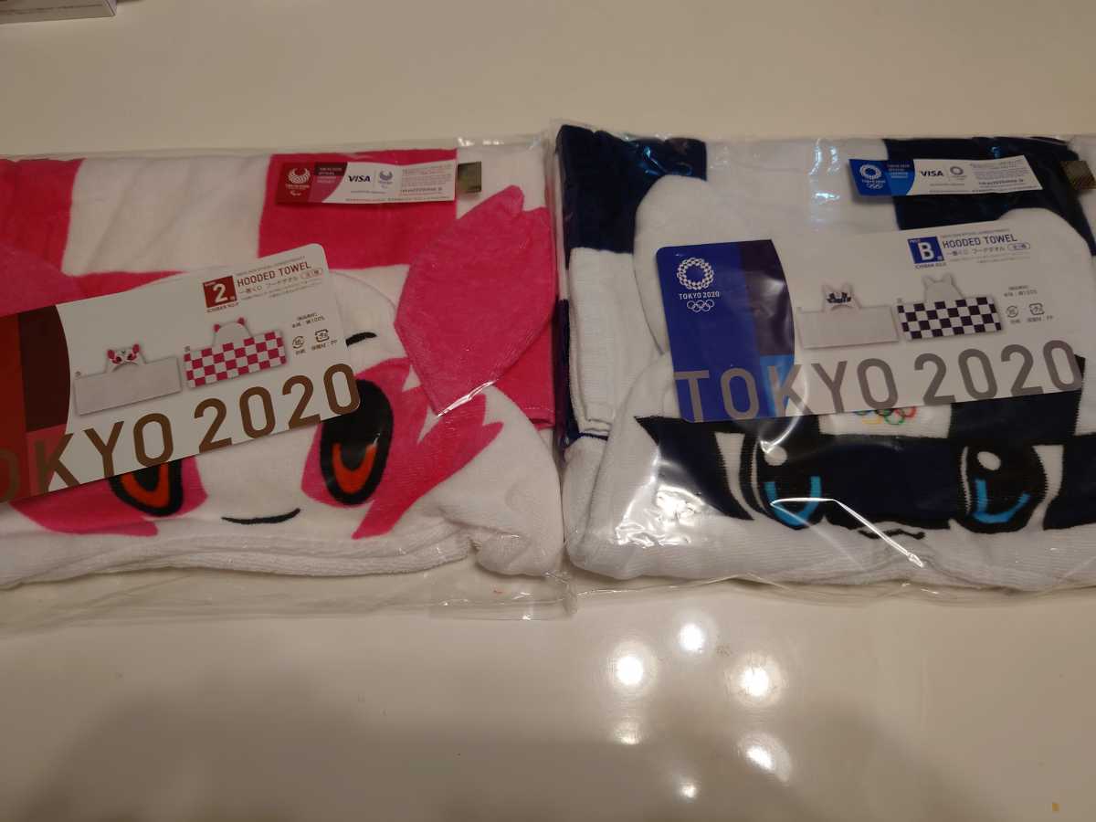 一番くじ 東京2020オリンピック B賞フードタオル2種ミライトワ 