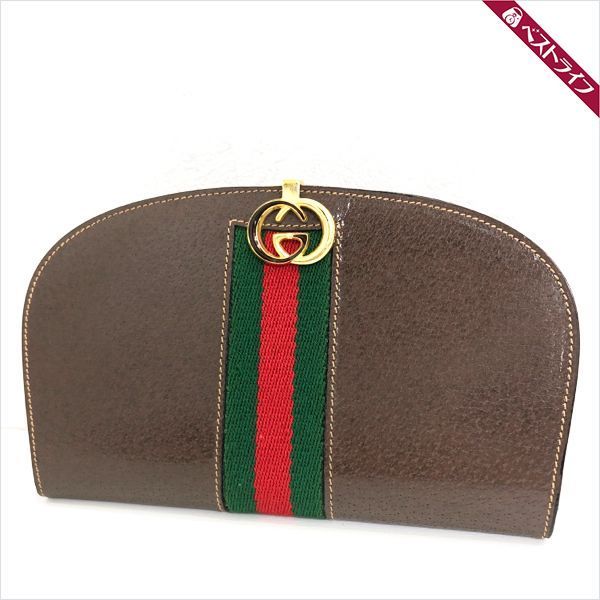 オールドグッチ シェリーライン GUCCI グッチ 1円 レザー ショルダー 