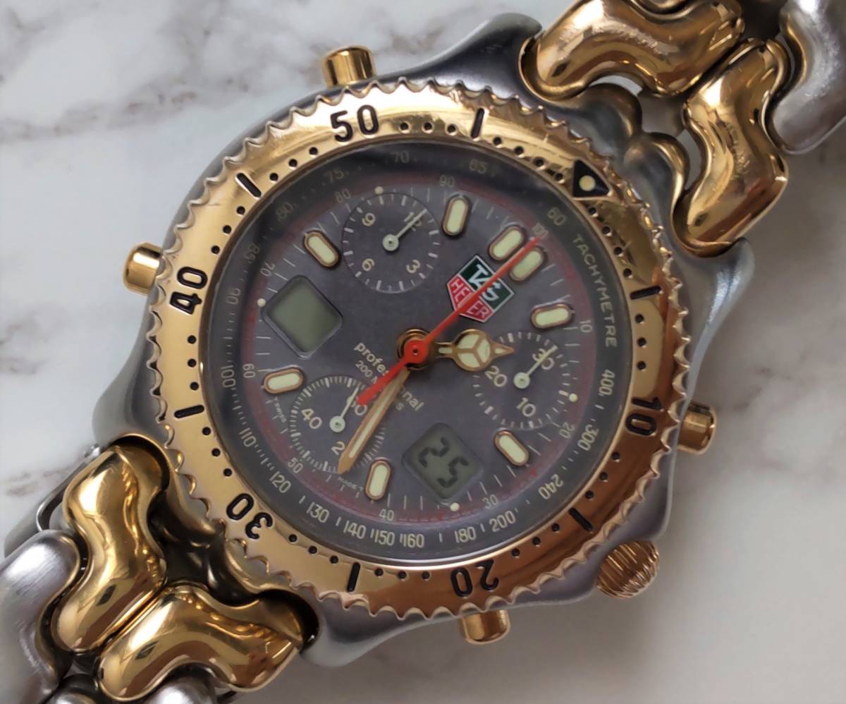 ☆即決！☆TAG HEUER タグ・ホイヤー セル セナモデル・クロノグラフ 