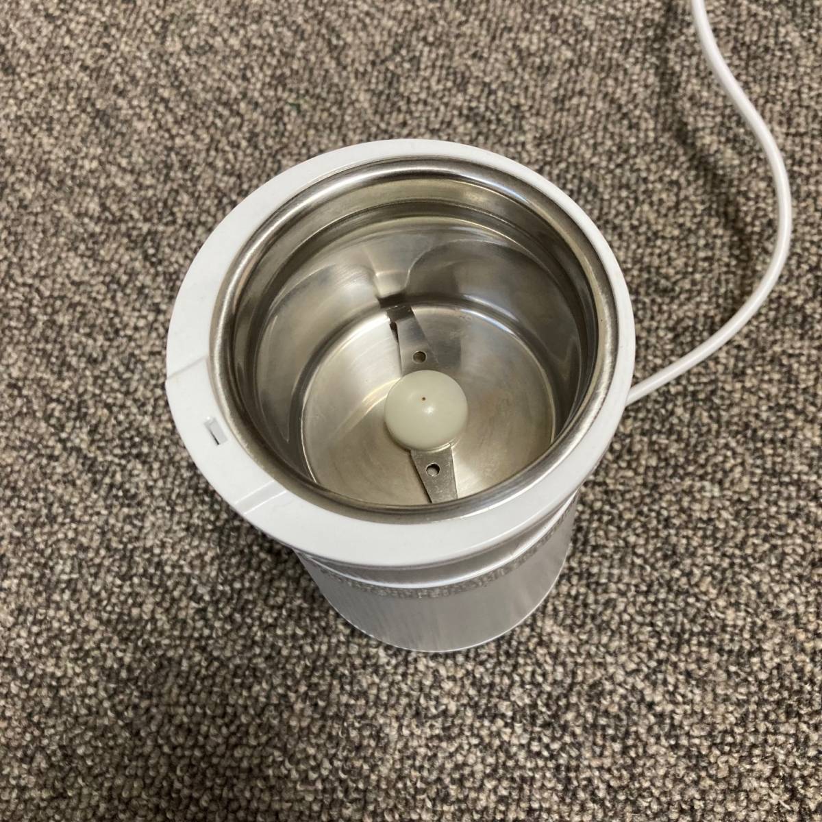 【送料込・新品に近い】 電動コーヒーミル コーヒーグラインダー HadinEEon CG-8316 200Wハイパワー 水洗い可能 掃除ブラシ付_4